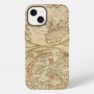 Vintage Celestial Planisphere Map by Joseph Moxon iPhone 13 Case