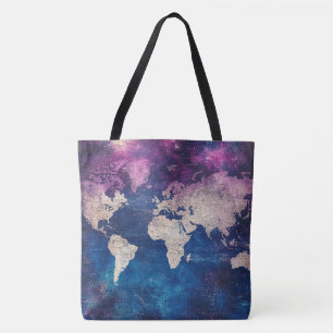 Vintage Celestial World Map (4) Tote Bag