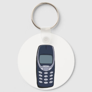 Vintage Cell Phone Key Ring
