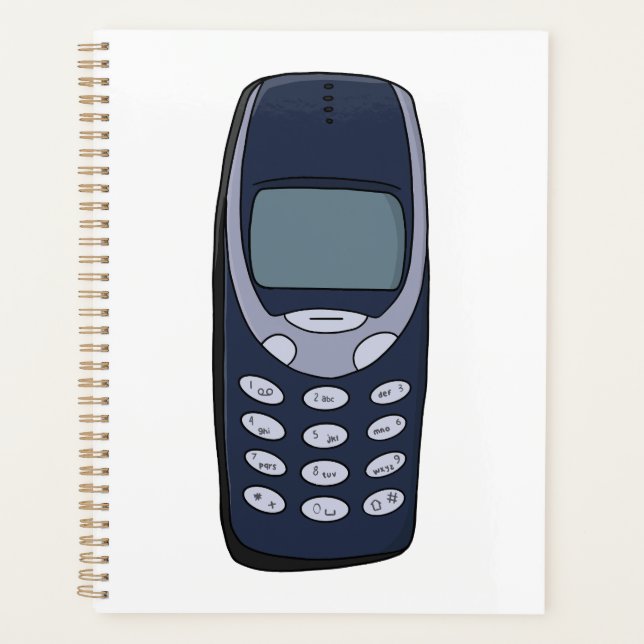 Vintage Cell Phone Planner (Front)