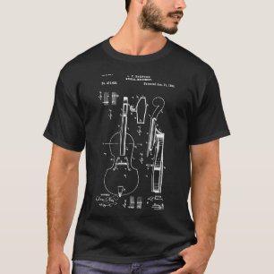Vintage Cello patent Retro Cello Player Cello Cell T-Shirt