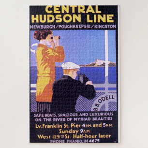 Vintage Central Hudson Line" Jigsaw Puzzle