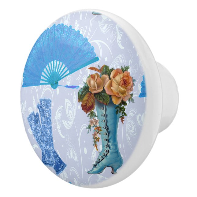 Vintage  ceramic knob (Right)