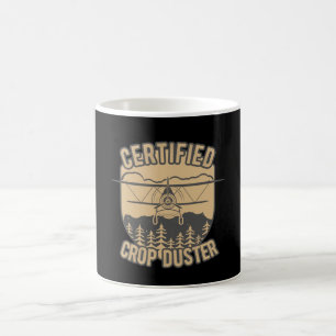 Vintage Certified Crop Duster Gift Coffee Mug