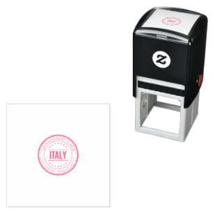 Vintage Certified Made in Italy - Professional Sel Self-inking Stamp