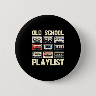 Vintage Cette Tape 80s 90s Music Retro Playlist Me 6 Cm Round Badge