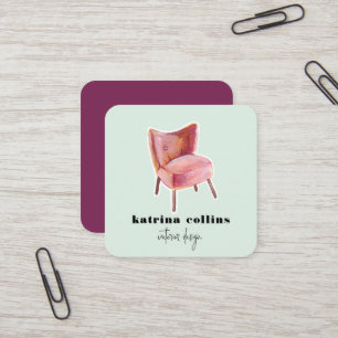 Vintage Chairs   Interior Design Cards