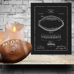 Vintage Chalkboard Football Patent Wall Art<br><div class="desc">Elevate your space with this vintage chalkboard-style wall art featuring a football patent design. Whether you're a football enthusiast, a collector of sports memorabilia, or simply looking to add a touch of nostalgia to your décor, this unique piece will be a standout addition. Celebrate the history and artistry of football...</div>