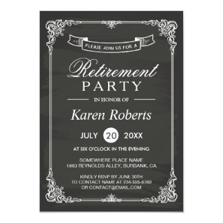 retirement party announcements