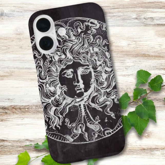 vintage chalkboard Greek mythology Goddess medusa Case-Mate iPhone Case (vintage chalkboard Greek mythology Goddess medusa Case-Mate iPhone Case)