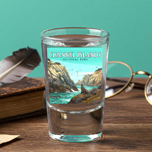 Vintage Channel Islands National Park Shot Glass