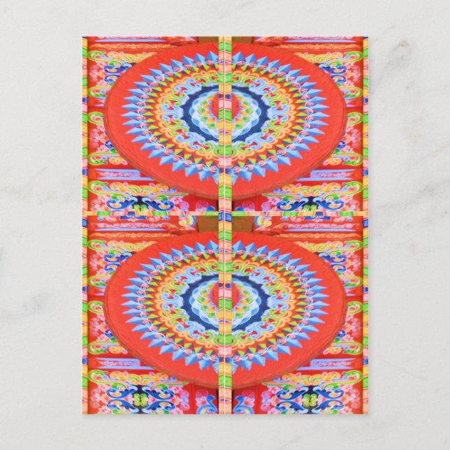 VINTAGE Chariot Wheel - Festivals Rajasthan India Postcard (Front)