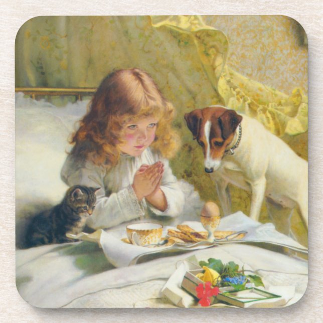 Vintage Charles Burton Barber Suspense Coaster (Front)