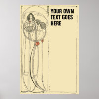 Vintage Charles Rennie Mackintosh Template