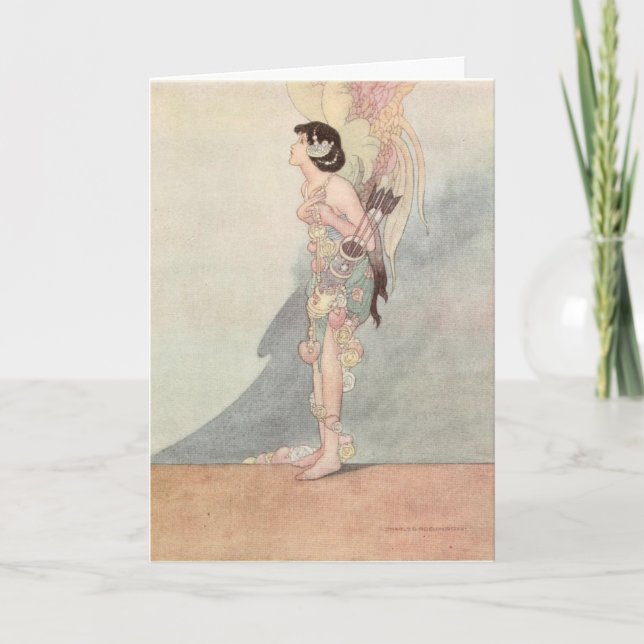 Vintage Charles Robinson The Happy Prince Card (Front)