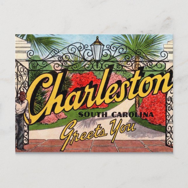 Vintage Charleston SC Postcard (Front)