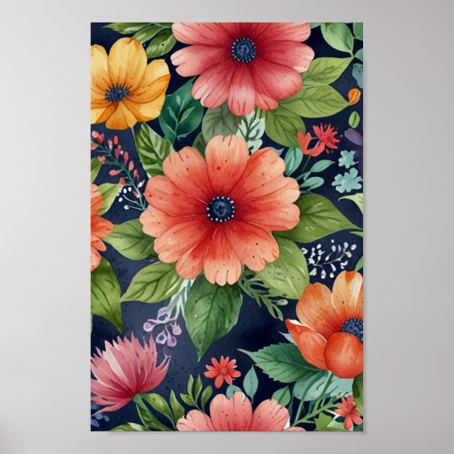 Vintage Charm Art Poster (Front)