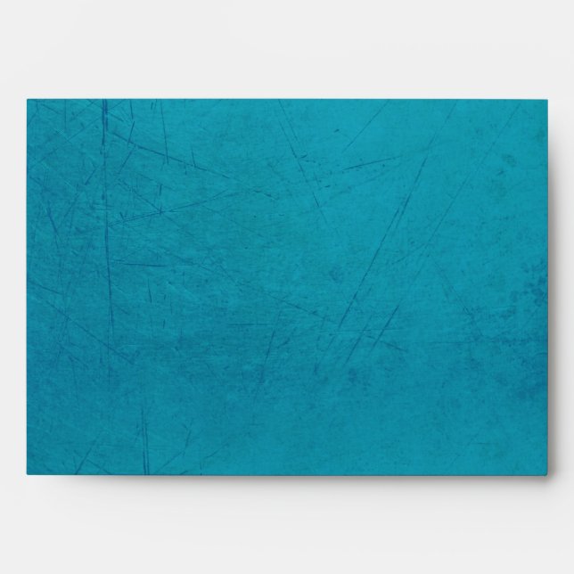 Vintage Charm Blue & Red Custom A7 Envelope (Front)