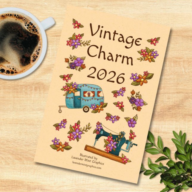 Vintage Charm Retro Nostalgia Calendar (Creator Uploaded)