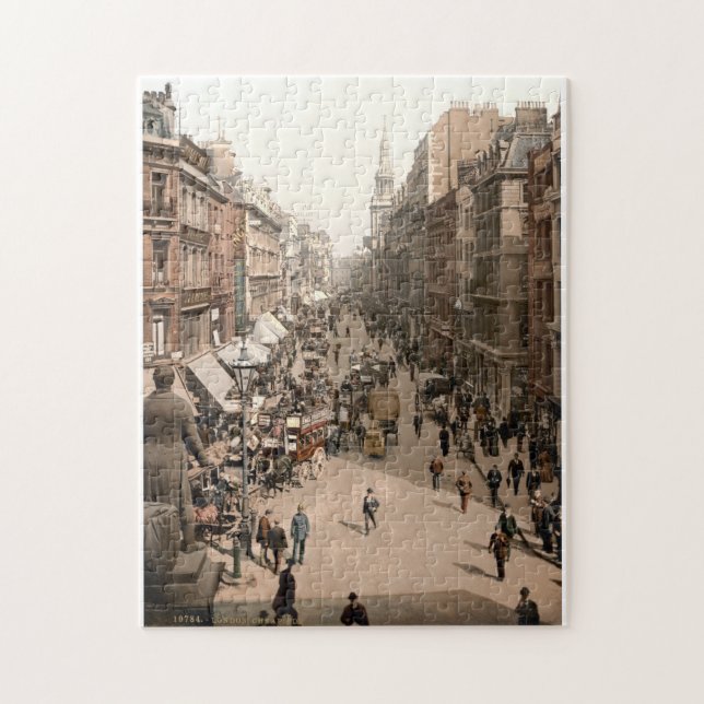 Vintage Cheapside, City of London jigsaw Puzzle (Vertical)