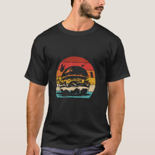 Vintage Cheeseburger Burger Fast Food Foodie Burge T-Shirt