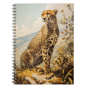 Vintage Cheetah Notebook