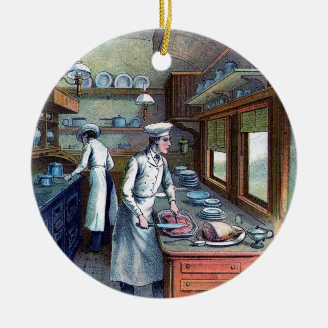 Vintage Chef Ornament (Front)