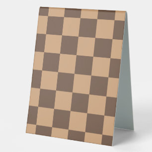 Vintage Chequered in Warm Browns