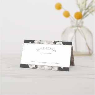 Vintage Cherish Rose Seating Wedding Table Number Place Card