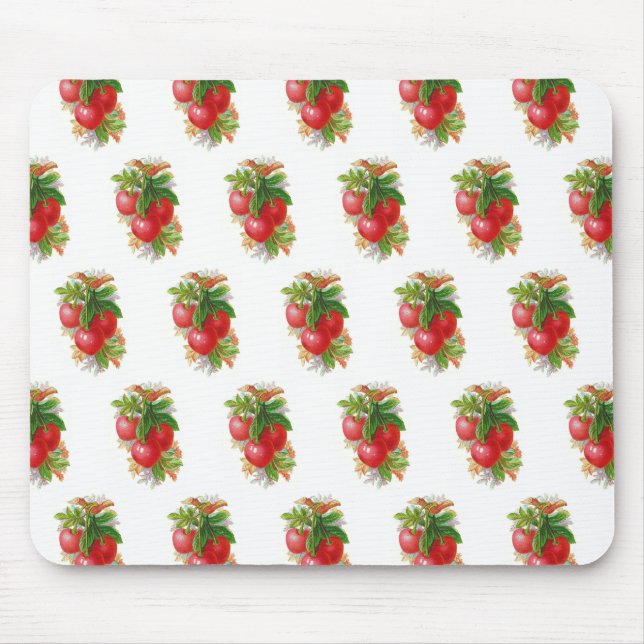 Vintage Cherries Mouse Pad (Front)