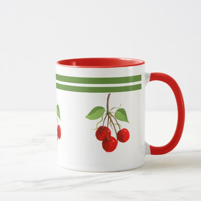 Vintage Cherries Mug (Right)