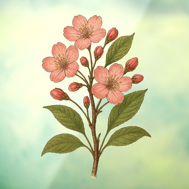 Vintage Cherry Blossom (Sheet 3)