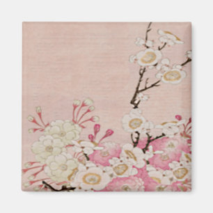Vintage Cherry Blossom-Japanese Magnet