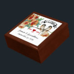 Vintage Cherry Blossom Love Bird Peach Mint Gift Box<br><div class="desc">Vintage Cherry Blossom Love Bird Peach Mint</div>