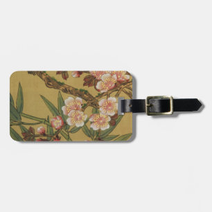 Vintage Cherry Blossoms Asian Japanese Flowers Luggage Tag