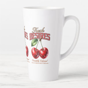 Vintage Cherry Coffee Mug Retro Fruit Cup