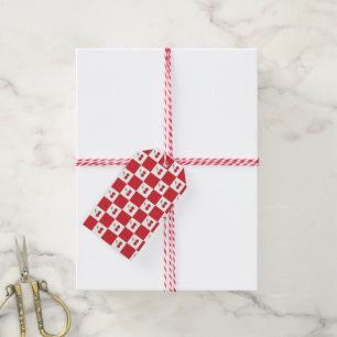 Vintage Cherry Gingham :Coquette & Cottagecore Gift Tags
