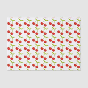 Vintage Cherry Illustration Tissue Paper
