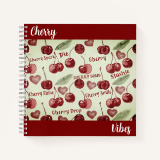 Vintage Cherry Notebook