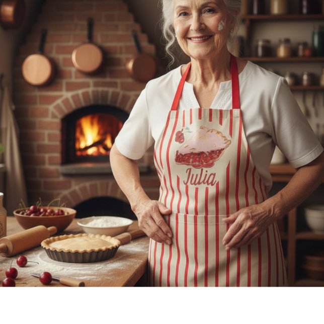 vintage cherry pie apron (Creator Uploaded)