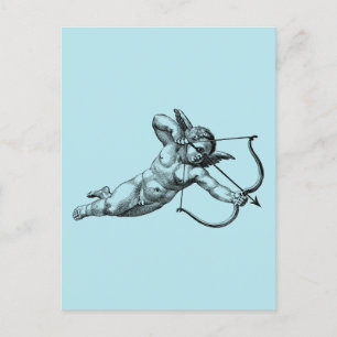 Vintage Cherub Cupid Love Postcard