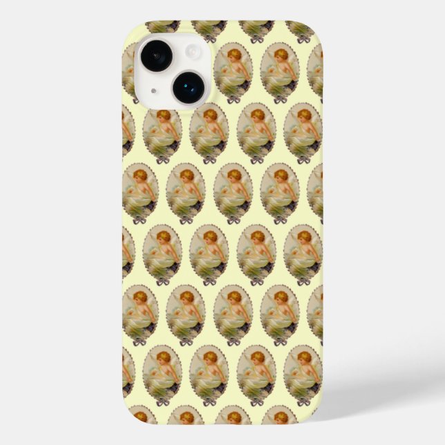 Vintage Cherubs Case-Mate iPhone Case (Back)
