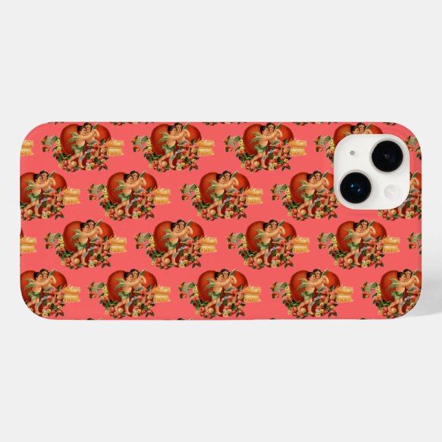 Vintage Cherubs &  Hearts Case-Mate iPhone Case (Back (Horizontal))