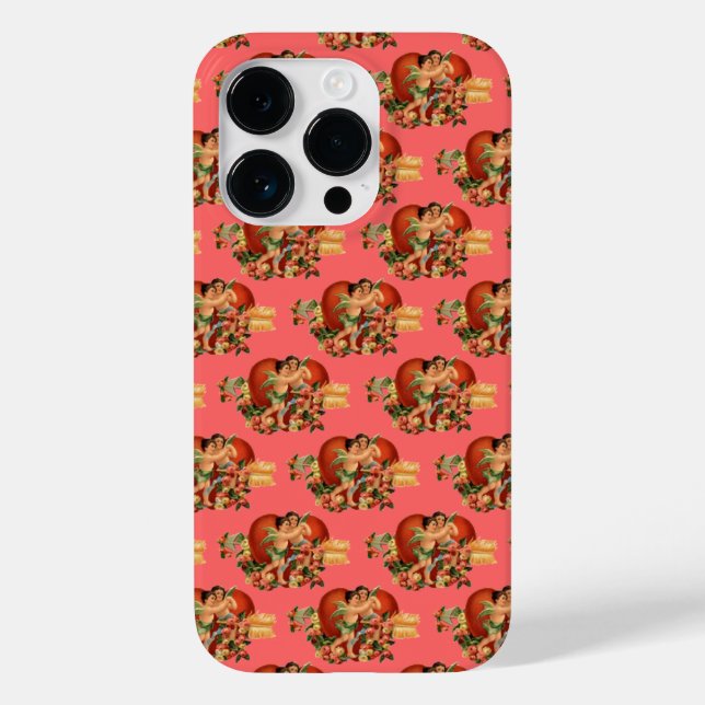 Vintage Cherubs &  Hearts Case-Mate iPhone Case (Back)