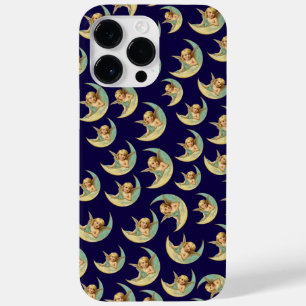 Vintage Cherubs in Crescent Moons Case-Mate iPhone 14 Pro Max Case