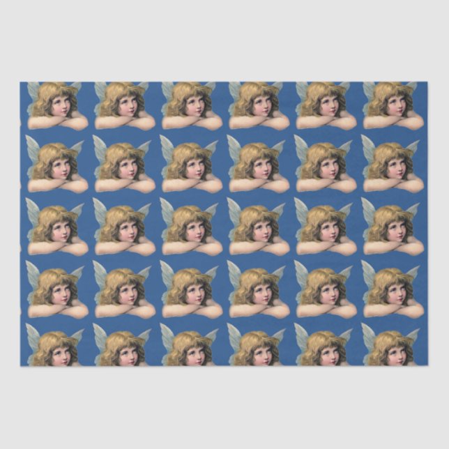 Vintage Cherubs Tissue Paper (Front)