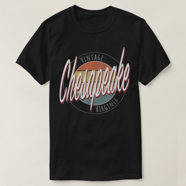 Vintage Chesapeake Virginia  T-Shirt (Design Front)