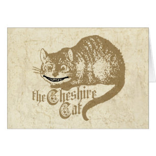 Vintage Cheshire Cat Illustration