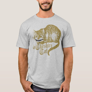 Vintage Cheshire Cat Illustration T-Shirt