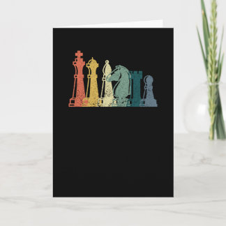 Vintage Chess Tee  Retro Chess Design - Chess Card